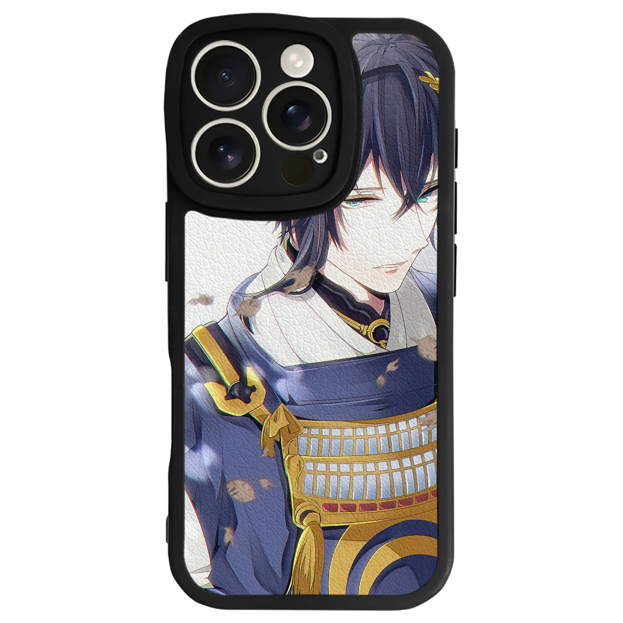 （画像用） 刀剣乱舞 Touken Ranbu 【iPhone 16シリーズ対応】シリコンスマホケース（レザー調） 材質：シリコン